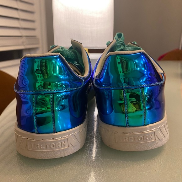 New TRETORN Metallic sneakers women size 7 - Picture 4 of 4